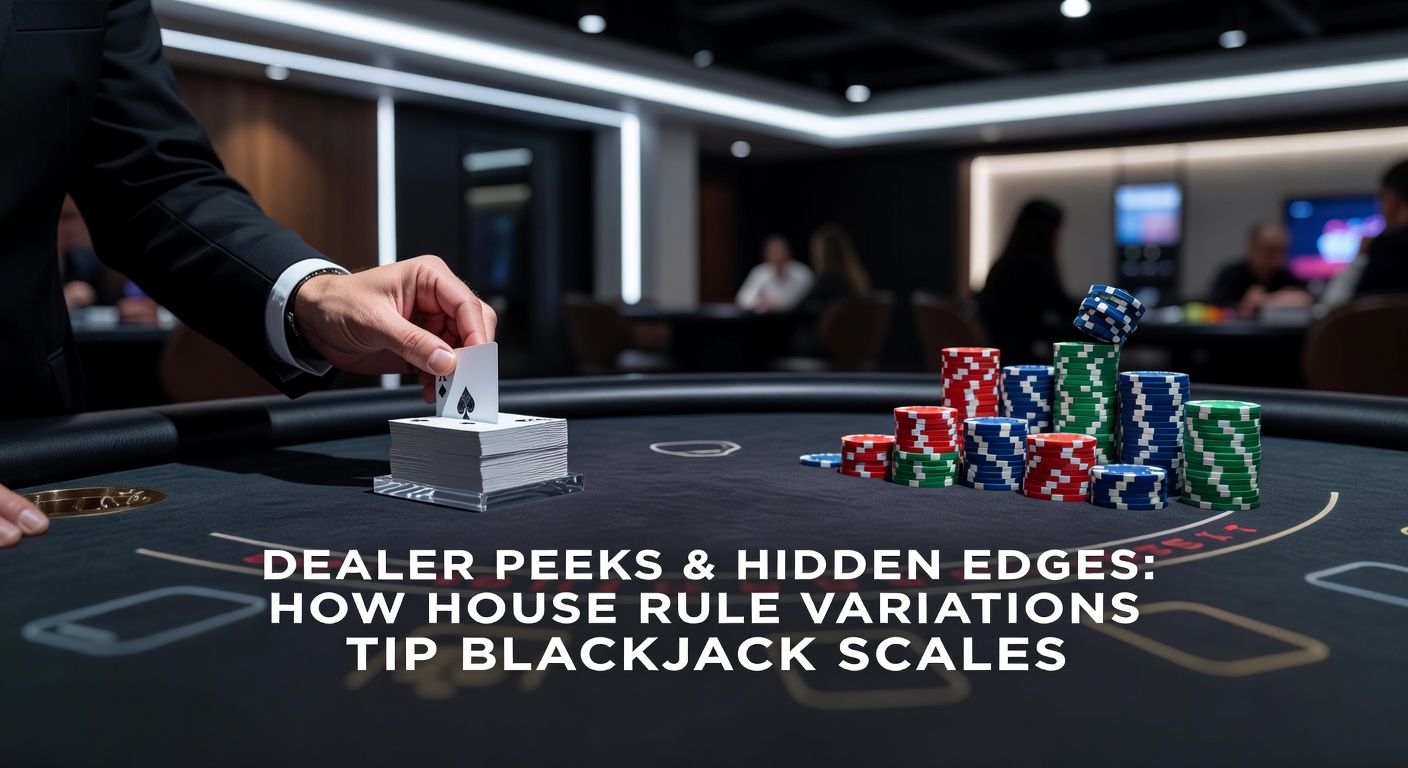 Detaillierte Grafik zu House-Edge-Variationen in Blackjack, zeigt Balkendiagramme mit Regeländerungen