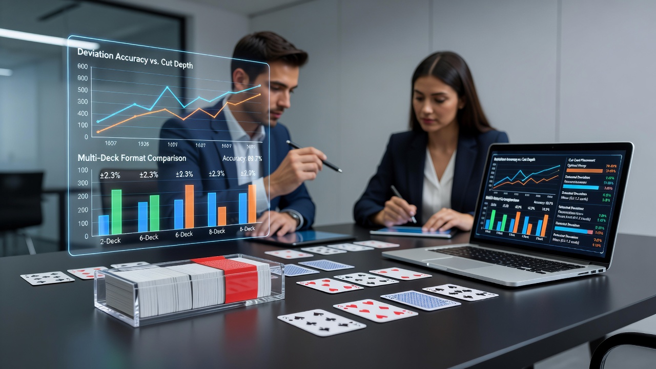 Analyse der Cut-Card-Platzierung in verschiedenen Multi-Deck-Blackjack-Formaten mit Fokus auf Abweichungsgenauigkeit